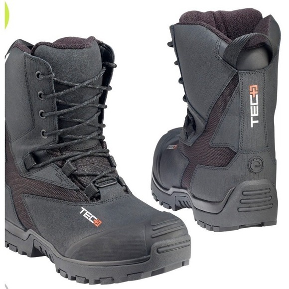 Ski-Doo Other - Ski-Doo‎ TEC+ Boots Size 8 EU41 Black Waterproof Primaloft Insulated Unisex NWT